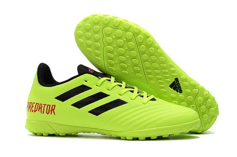 New Adidas Predator TF Soccer Cleats Shoes Green Black Orange