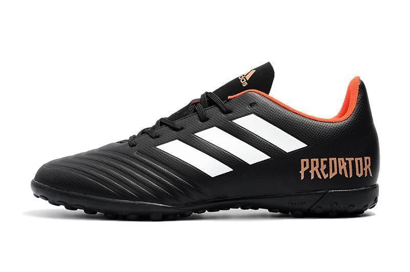 New Adidas Predator 18.4 TF Soccer Cleats Shoes Black White Orange