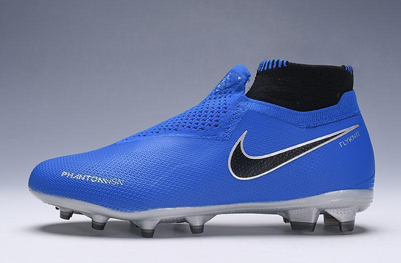 Nike Phantom Vision Elite DF FG Blue Silver Black