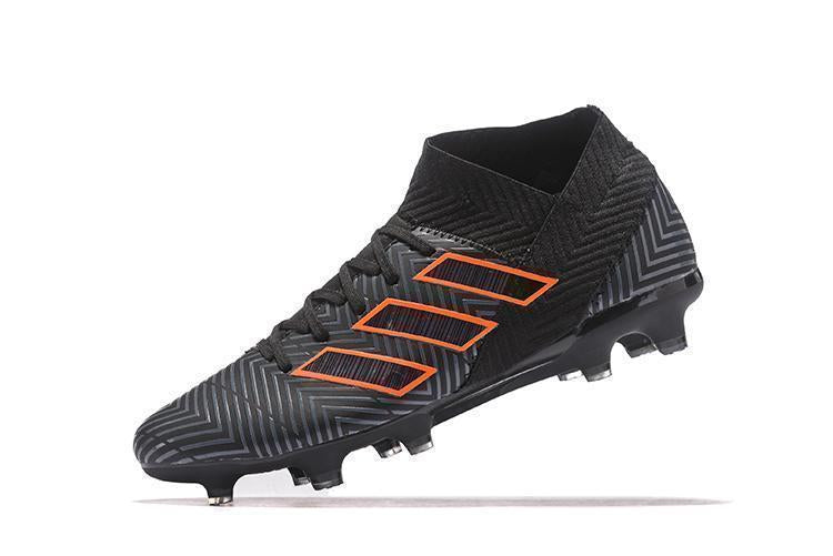 New Adidas Nemeziz 18.1 FG Soccer Cleats Shoes Black Orange Green