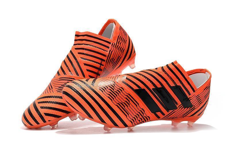 New Adidas Nemeziz FG Agility TPU Soccer Cleats Shoes Orange Black