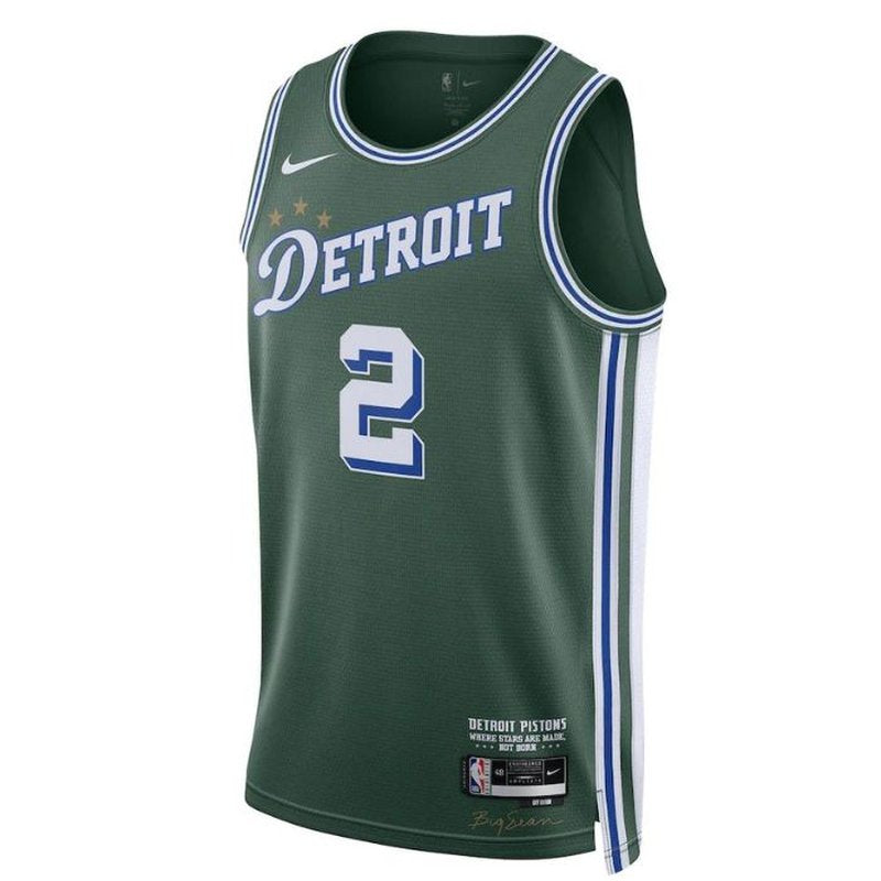 Cade Cunningham Detroit Pistons Unisex 2023 NBA Jersey - City Edition - Green