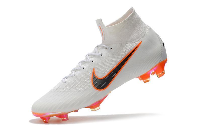 NIKE Mercurial Superfly VI 360 Elite FG White Orange