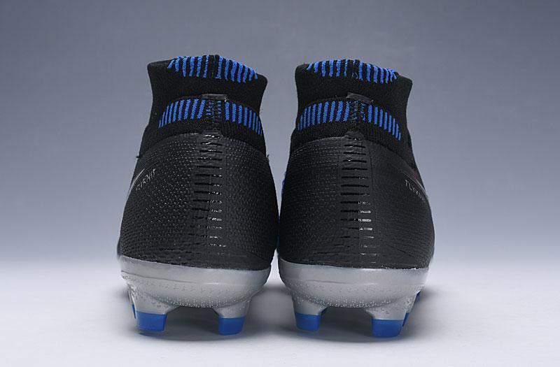 Nike Phantom Vision Elite DF FG Black Silver Blue