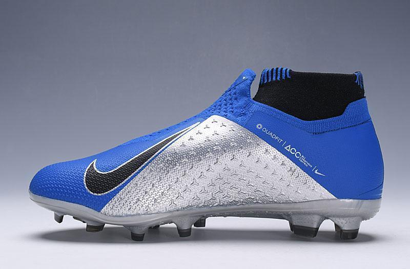 Nike Phantom Vision Elite DF FG Blue Silver Black