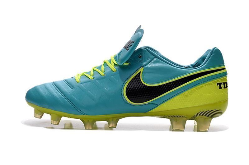 Nike Tiempo Legend VI FG Soccer Cleats Clear Jade Green Black