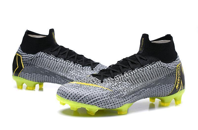 NIKE Mercurial Superfly VI 360 Elite FG Grey Yellow