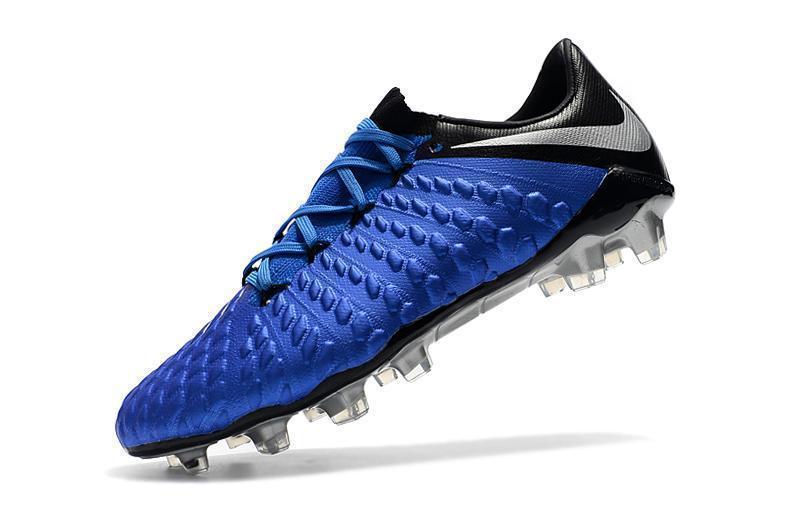 New NIke Hypervenom Phantom III DF FG Soccer Cleats Shoes ALL Blue