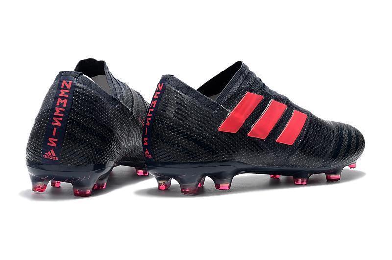 New Adidas Nemeziz Messi FG Soccer Cleats Shoes Black Red