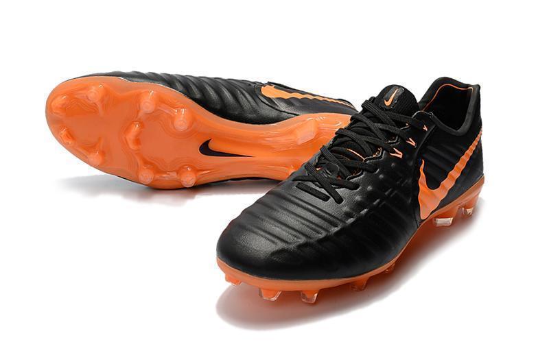 Nike Tiempo Legend VII FG Soccer Cleats Black Orange