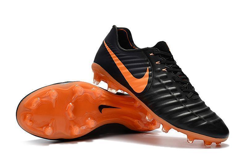 Nike Tiempo Legend VII FG Soccer Cleats Black Orange