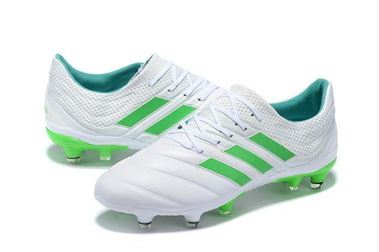 Adidas Copa 19.1 FG Soccer Cleats Shoes White Green