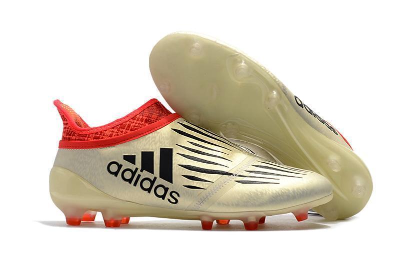 Adidas X 16+ Purechaos FG Soccer Cleats Solar White Red