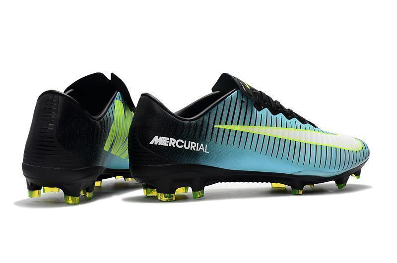 Nike Mercurial Vapor XI FG Soccer Cleats Blue Black Green