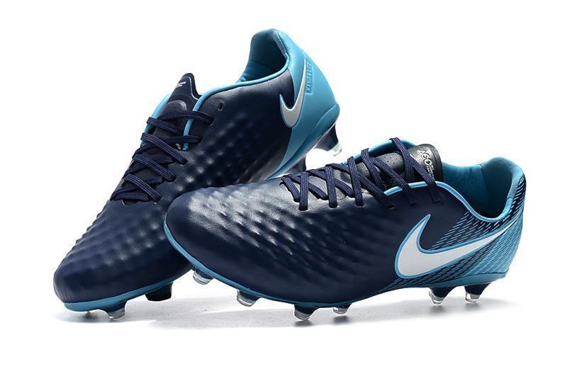 New Nike Magista Obra II FG Soccer Cleats Shoes Dark Blue