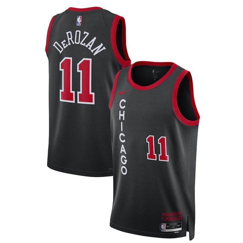 DeMar DeRozan Chicago Bulls Unisex 23/24 NBA Jersey - Black - City Edition