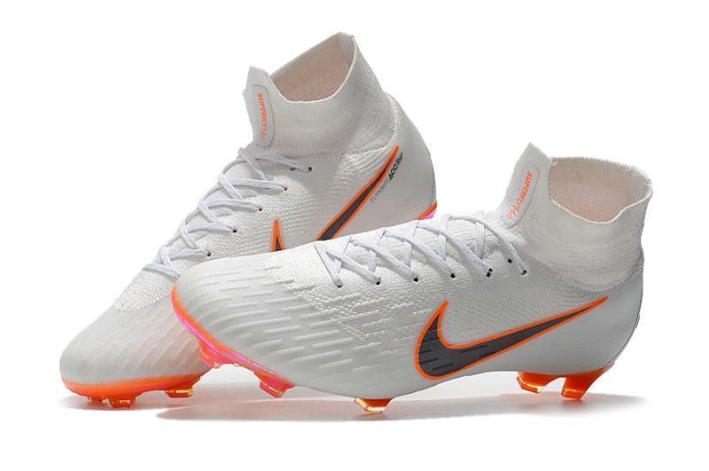 NIKE Mercurial Superfly VI 360 Elite FG White Orange