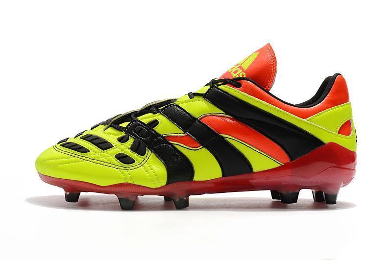 New Adidas Predator Accelerator FG Electricity Soccer Cleats Shoes Green Red Black