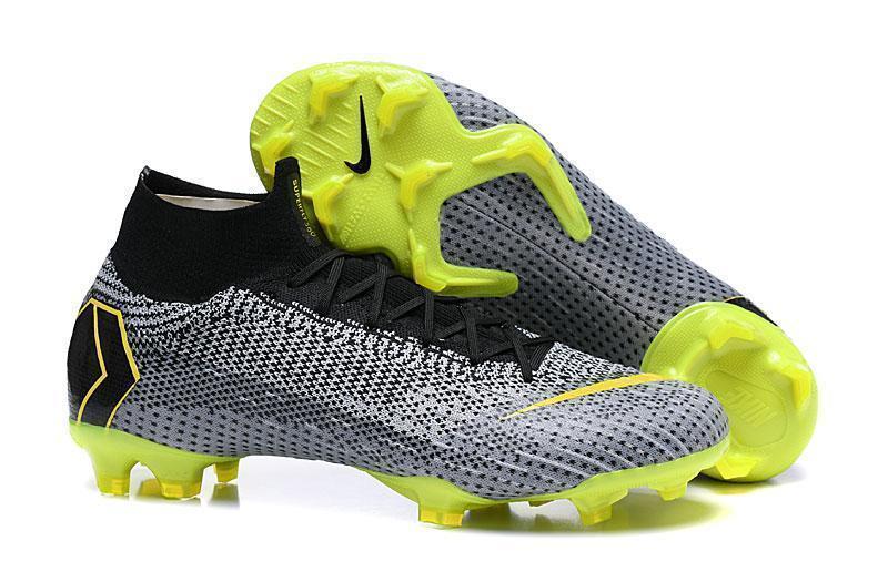 NIKE Mercurial Superfly VI 360 Elite FG Grey Yellow