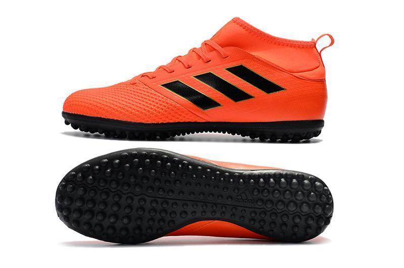 Adidas ACE TF Super Soccer Cleats Shoes Orange Black