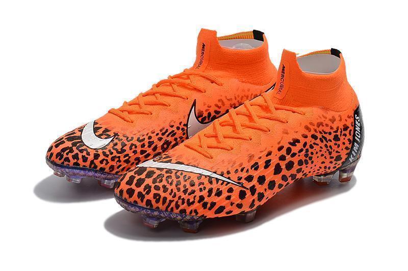 Nike Mercurial Superfly VI 360 x Kim Jones FG Soccer Cleats Orange