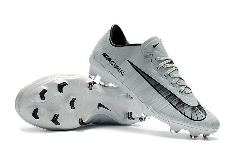 Nike Mercurial Vapor XI CR7 FG Soccer Cleats White Black