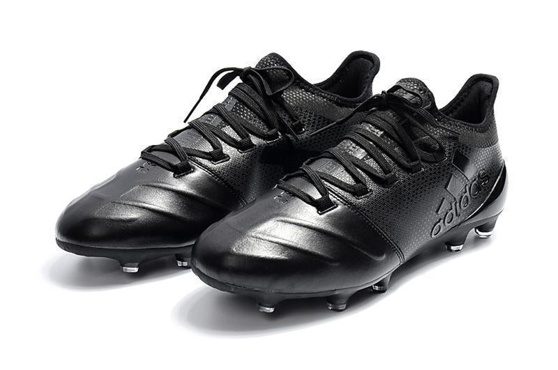 New Adidas X Series Leather FG Soccer Cleats Shoes Black