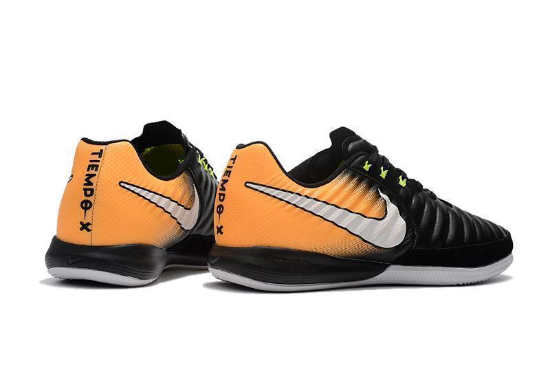 Nike TiempoX Finale IC Soccer Shoes CY0041 Black White Laser Orange