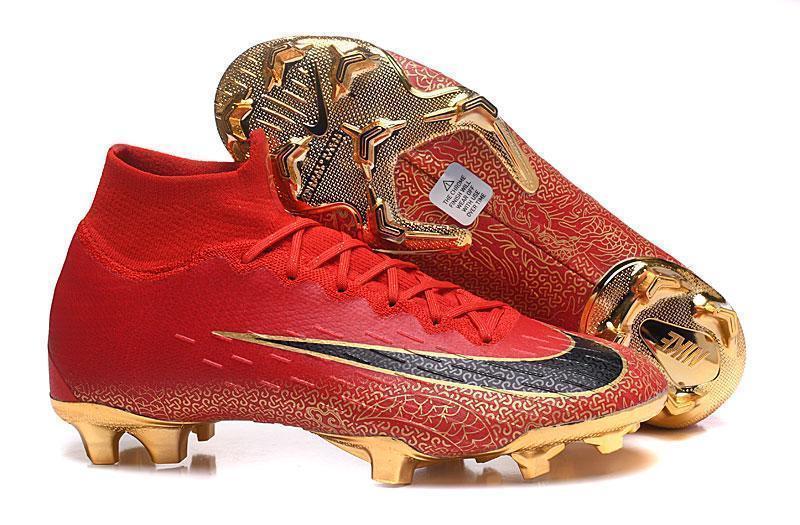 Nike Mercurial Superfly VI Elite FG Red Gold