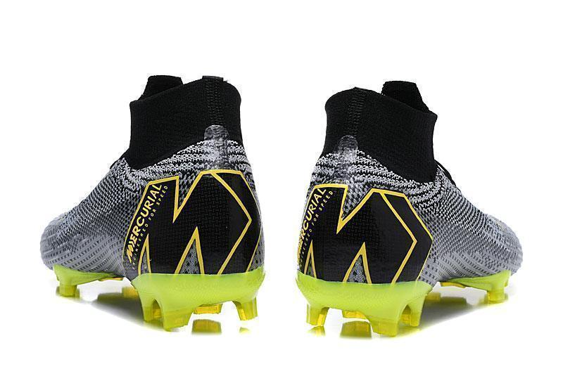 NIKE Mercurial Superfly VI 360 Elite FG Grey Yellow