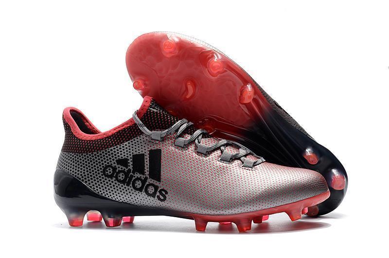 New Adidas X Series FG TPU Soccer Cleats Shoes Light Red Black