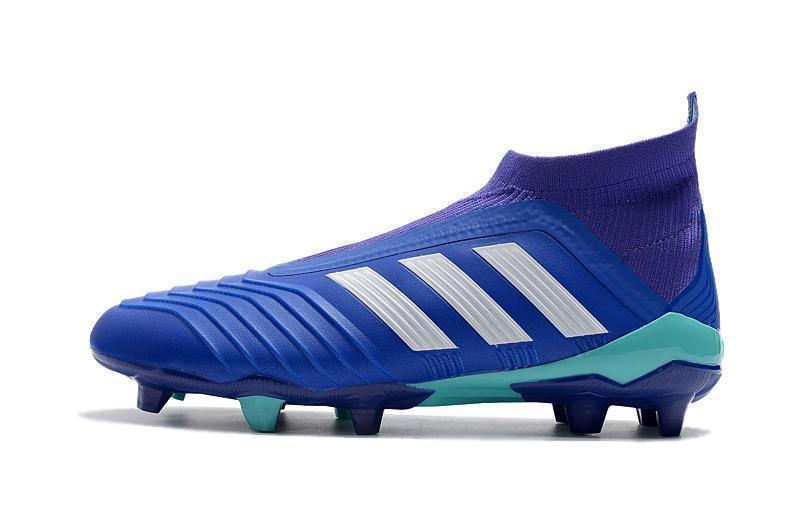 Adidas Predator 18+ FG Soccer Cleats Royal Blue Purple White