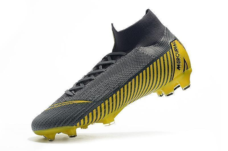 NIKE Mercurial Superfly VI 360 Elite FG Yellow Stripe Grey