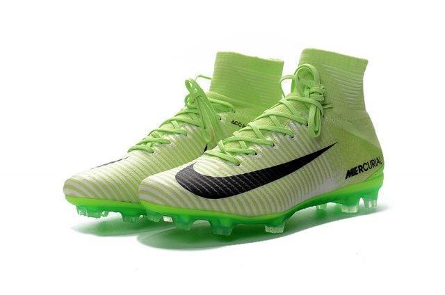 Nike Mercurial Superfly V FG Soccer Cleats Fluorescent Green Black