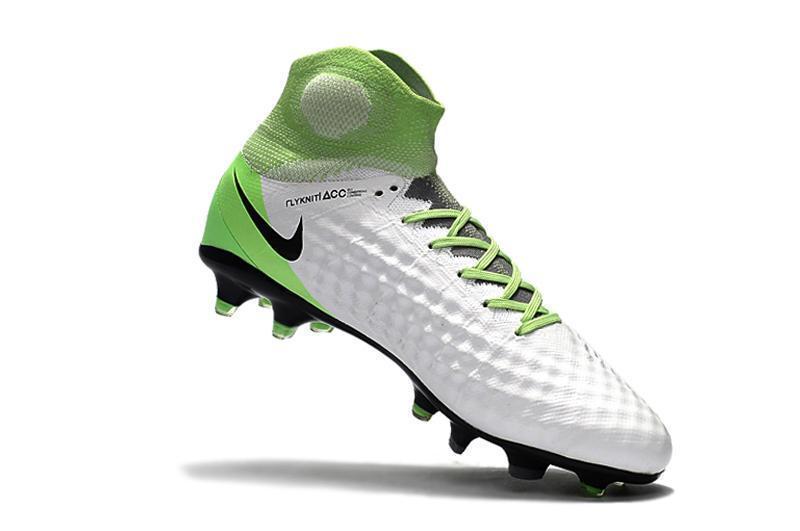 New Nike Magista Obra II FG Soccer Cleats Shoes White Green