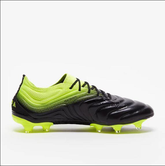 Adidas Copa 19.1 FG Soccer Cleats Shoes Black Yellow Green