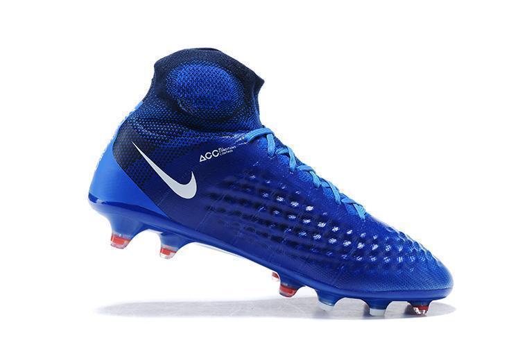 New Nike Magista obra II FG Soccer Cleats Shoes Royal Blue White