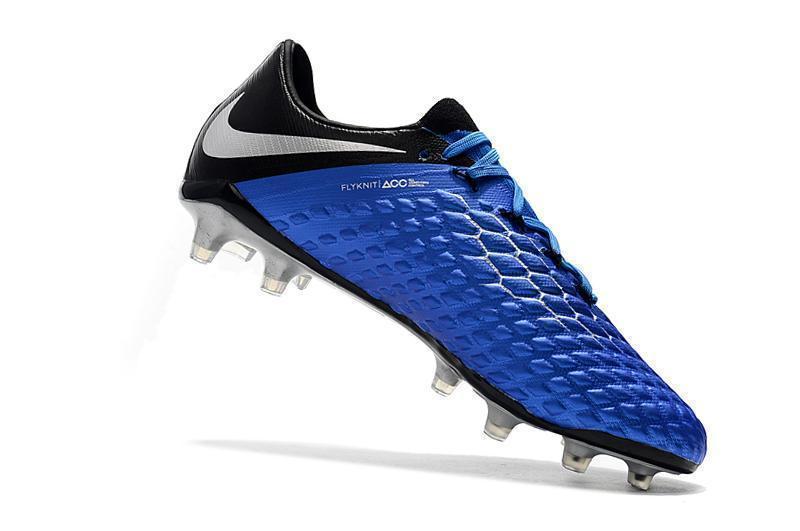 New NIke Hypervenom Phantom III DF FG Soccer Cleats Shoes ALL Blue