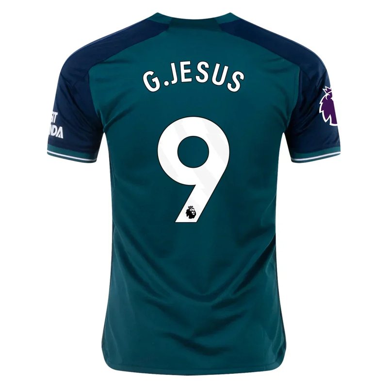 Gabriel Jesus Arsenal 23/24 III Third Jersey - Fan Version