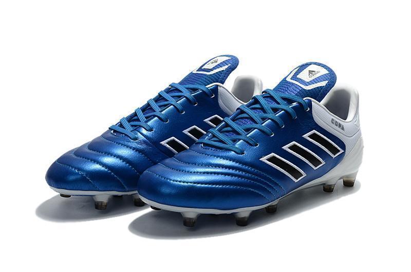 Adidas Copa 17.1 FG Soccer Cleats Royal Blue White Black