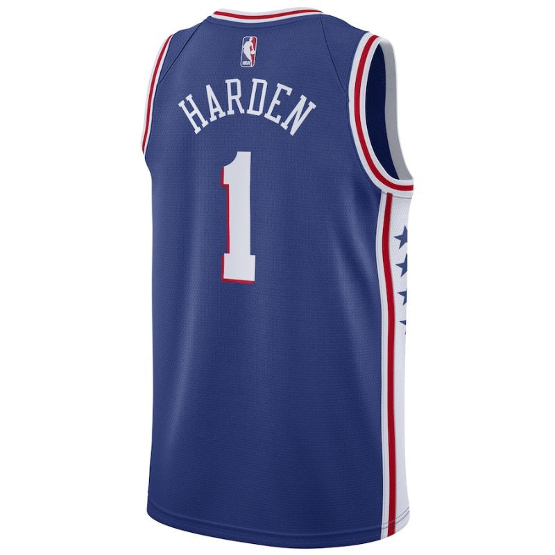 James Harden Philadelphia 76ers 20222 NBA Jersey - Icon Edition - Royal