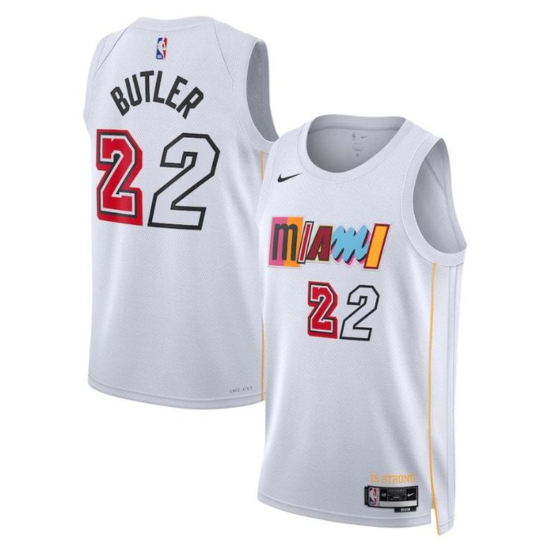 Jimmy Butler Miami Heat Unisex 2023 NBA Jersey - City Edition - White