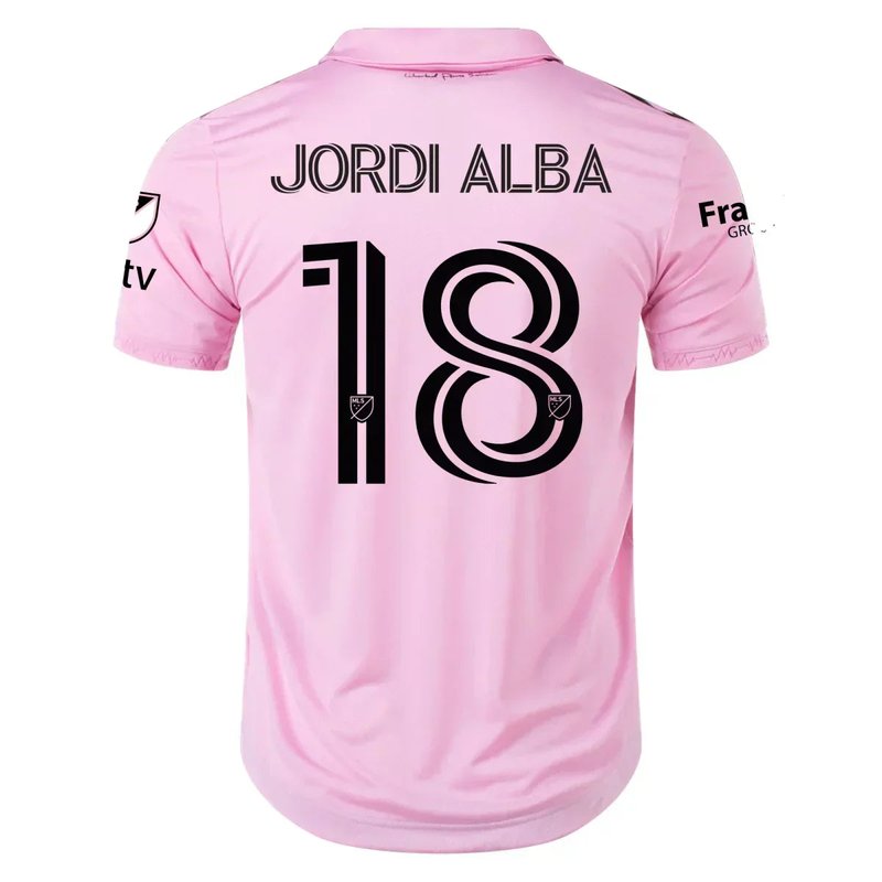 Jordi Alba Inter Miami CF 2023 I Home Jersey - Player Version