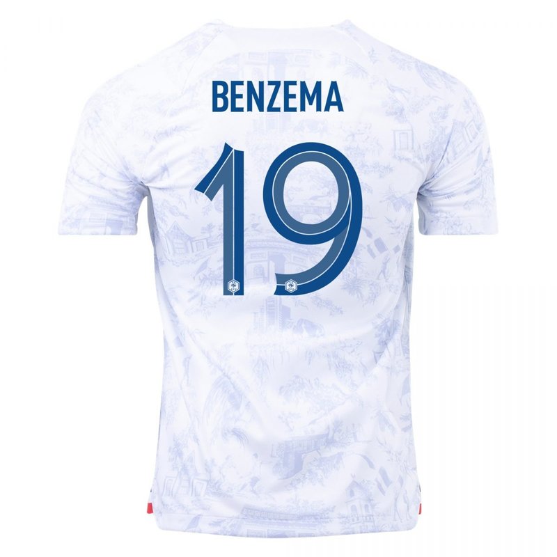 Karim Benzema France 22/23 II Away Jersey - Fan Version