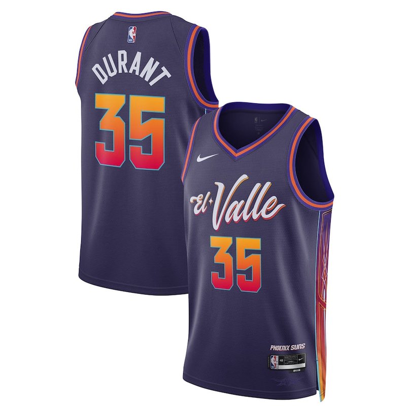 Kevin Durant Phoenix Suns Unisex 23/24 NBA Jersey - Purple - City Edition