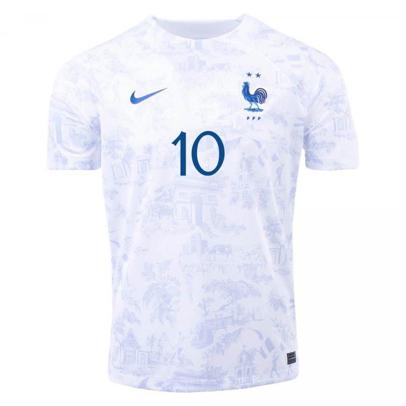 Kylian Mbapp�� France 22/23 II Away Jersey - Fan Version