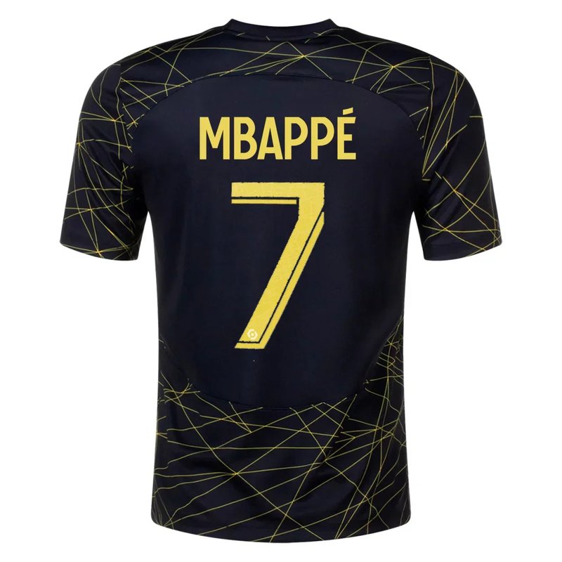 Kylian Mbapp�� Paris Saint-Germain (PSG) 22/23 IV Fourth Jersey - Fan Version