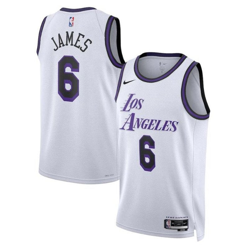 LeBron James Los Angeles Lakers Unisex 2023 NBA Jersey - City Edition - White