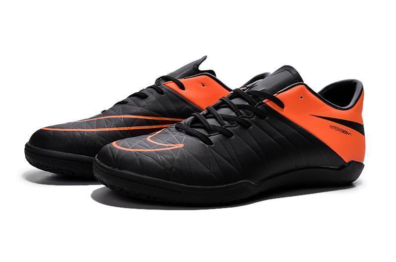 New Nike Hypervenom Phelon II IC Indoor DB0016 Soccer Cleats Shoes Black Orange