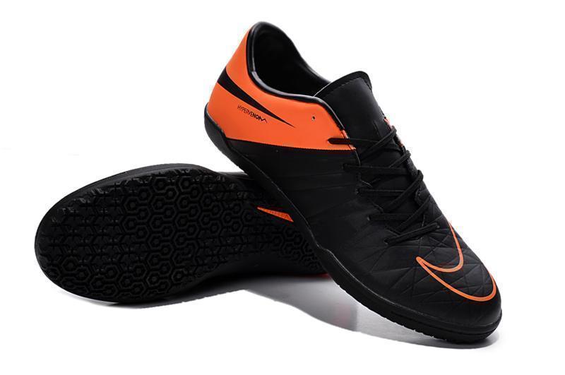 New Nike Hypervenom Phelon II IC Indoor DB0016 Soccer Cleats Shoes Black Orange